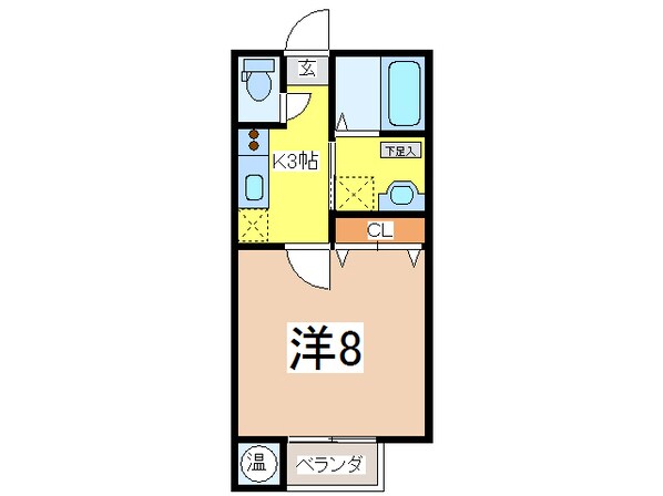 スカイパレスの物件間取画像